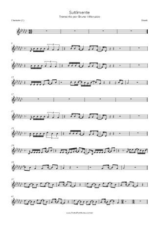 Skank  score for Clarinet (C)