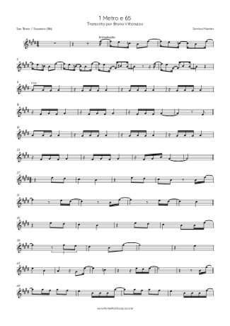 Sorriso Maroto  score for Tenor Saxophone Soprano (Bb)