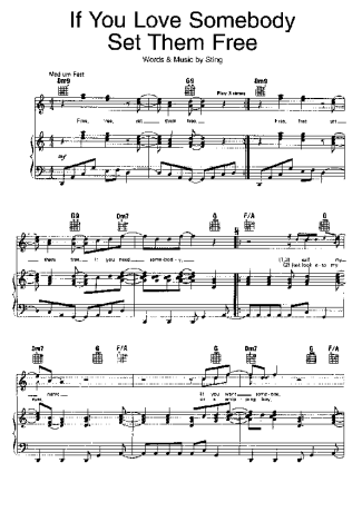 Sting  score for Piano
