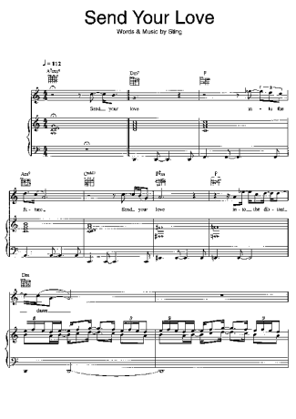 Sting  score for Piano