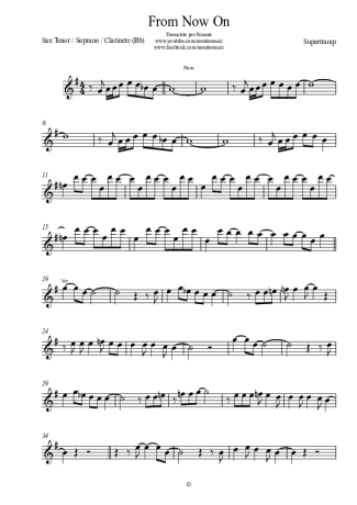 Supertramp From Now On score for Clarinet (Bb)