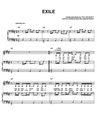 Taylor Swift  score for Piano