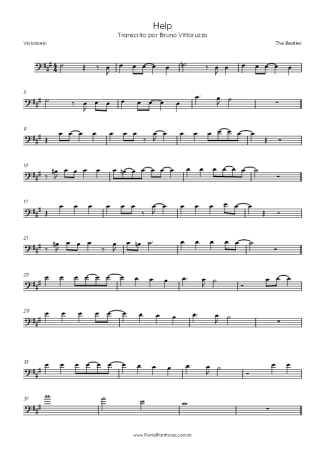 The Beatles  score for Cello