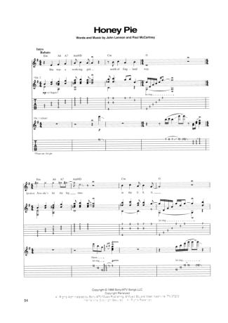 The Beatles  score for Guitar