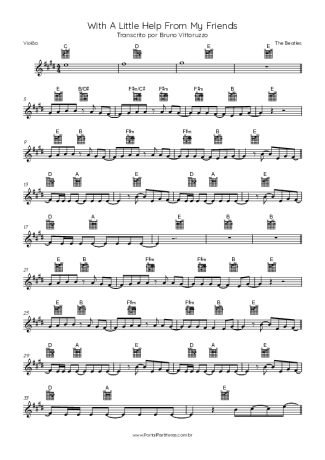 The Beatles  score for Acoustic Guitar