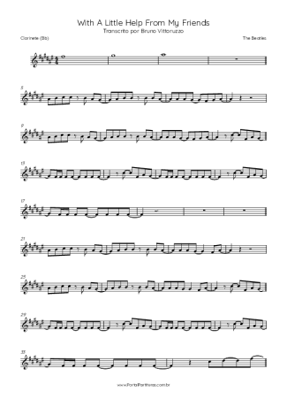 The Beatles  score for Clarinet (Bb)