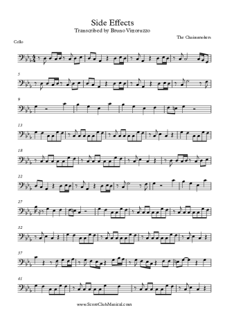 The Chainsmokers  score for Cello