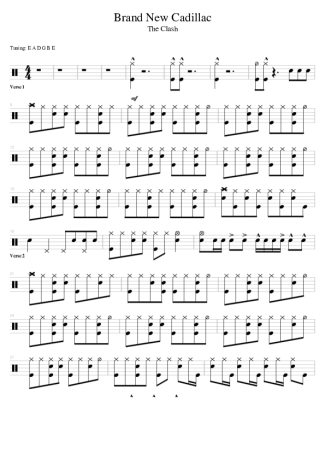 Score for Drums