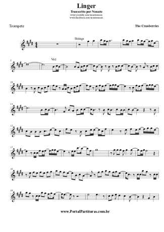 The Cranberries Linger score for Trumpet