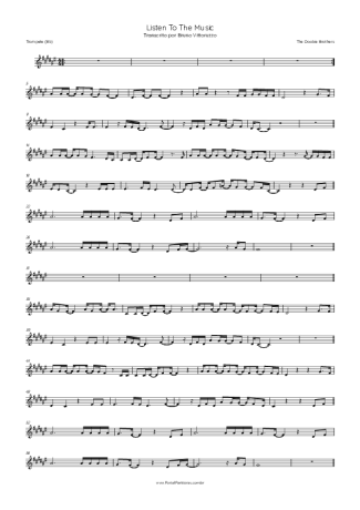 The Doobie Brothers  score for Trumpet