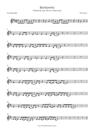 The Fevers Barbarella score for Trumpet