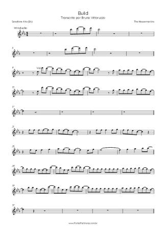 The Housemartins  score for Alto Saxophone