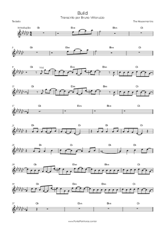 The Housemartins  score for Keyboard