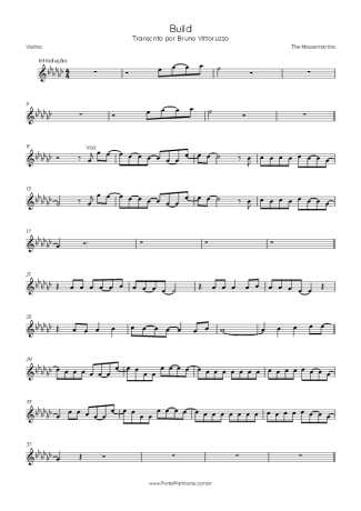 The Housemartins Build score for Violin