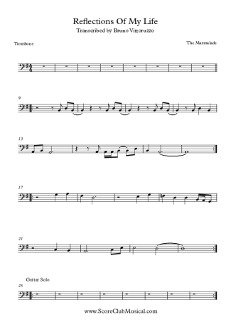 The Marmalade  score for Trombone