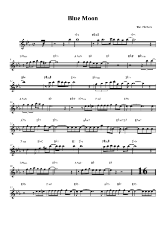 The Platters  score for Tenor Saxophone Soprano (Bb)
