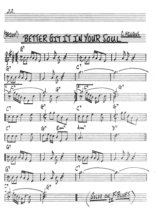 The Real Book of Jazz Better Git It In Your Soul score for Clarinet (Bb)