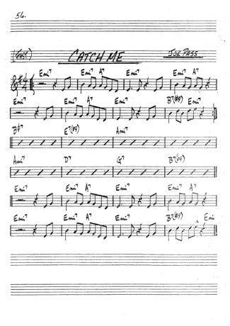 The Real Book of Jazz Catch Me score for Clarinet (Bb)