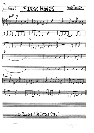 The Real Book of Jazz First Moves score for Clarinet (Bb)