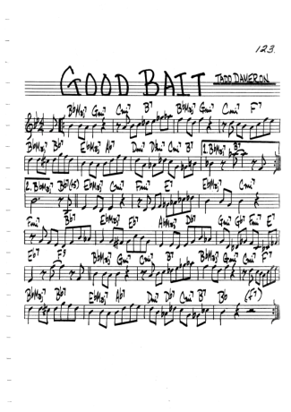 The Real Book of Jazz Good Bait score for Harmonica