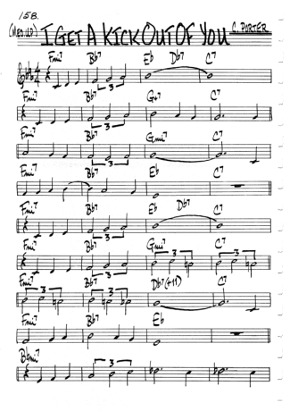 The Real Book of Jazz I Get A Kick Out Of You score for Violin