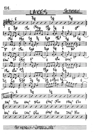 The Real Book of Jazz Lakes score for Clarinet (Bb)