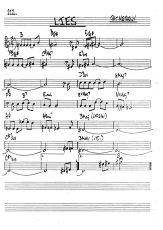 The Real Book of Jazz Lies score for Clarinet (Bb)