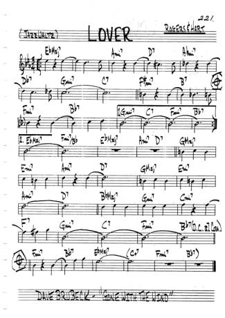 The Real Book of Jazz Lover score for Flute