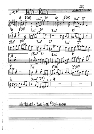 The Real Book of Jazz May-Rey score for Clarinet (Bb)