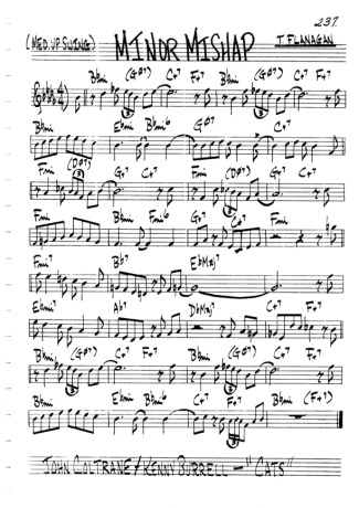 The Real Book of Jazz Minor Mishap score for Violin
