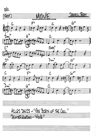 The Real Book of Jazz Move score for Clarinet (Bb)