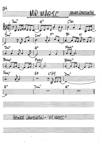 The Real Book of Jazz Mr Magic score for Clarinet (Bb)