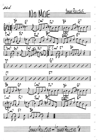 The Real Book of Jazz No Moe score for Clarinet (C)