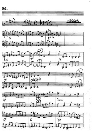 The Real Book of Jazz Palo Alto score for Clarinet (Bb)