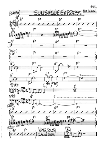 The Real Book of Jazz Sunshine Express score for Clarinet (Bb)