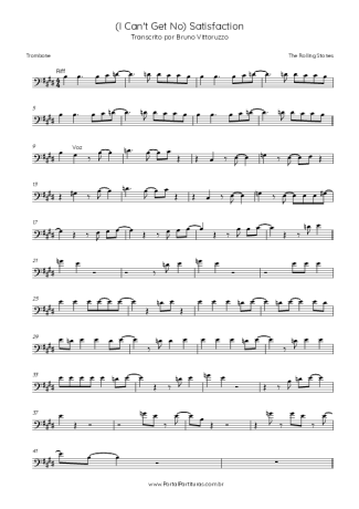 The Rolling Stones (I Can´t Get No) Satisfaction score for Trombone