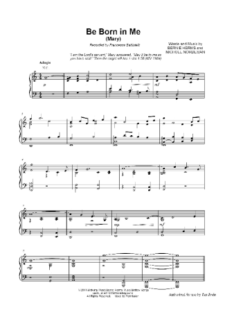 The Story  score for Piano