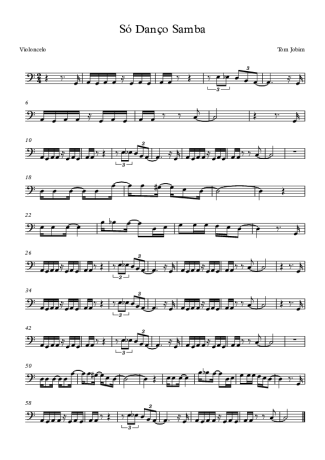 Tom Jobim  score for Cello
