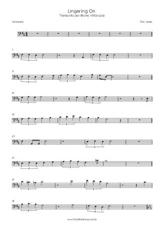 Tom Jones  score for Cello