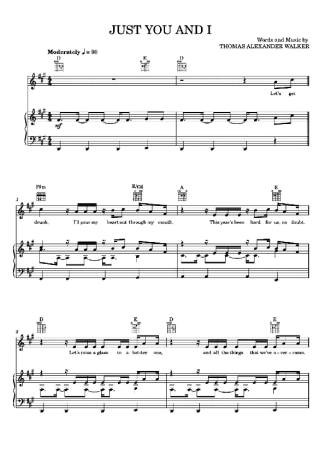 Tom Walker  score for Piano