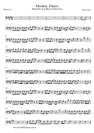 Tones and I  score for Cello