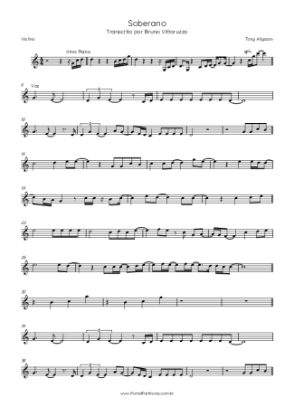 Tony Allysson  score for Violin