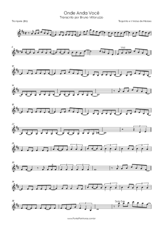 Toquinho e Vinícius de Moraes  score for Trumpet