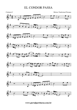 Traditional Music from Peru (Música Tradicional Peruana)  score for Clarinet (C)
