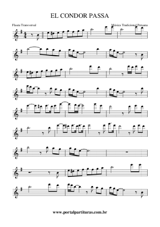 Traditional Music from Peru (Música Tradicional Peruana)  score for Flute