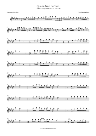 Trio Parada Dura  score for Alto Saxophone