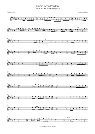 Trio Parada Dura  score for Clarinet (Bb)