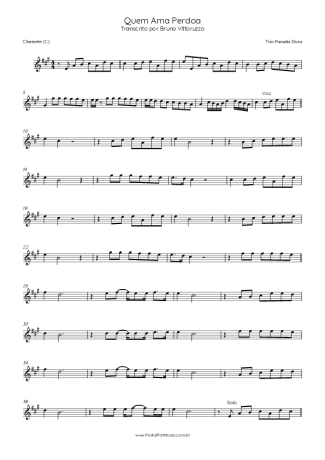 Trio Parada Dura  score for Clarinet (C)