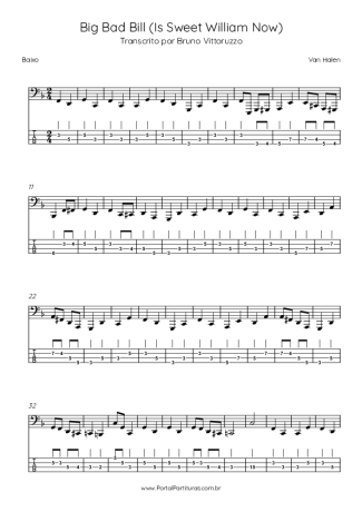 Van Halen  score for Bass