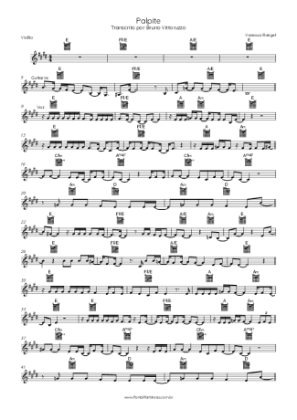 Vanessa Rangel  score for Acoustic Guitar